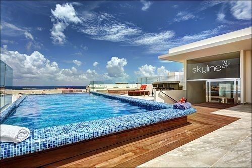 Skyline 24Th Apartment Плая дел Кармен Екстериор снимка